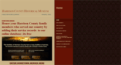 Desktop Screenshot of harrisoncountymuseum.org